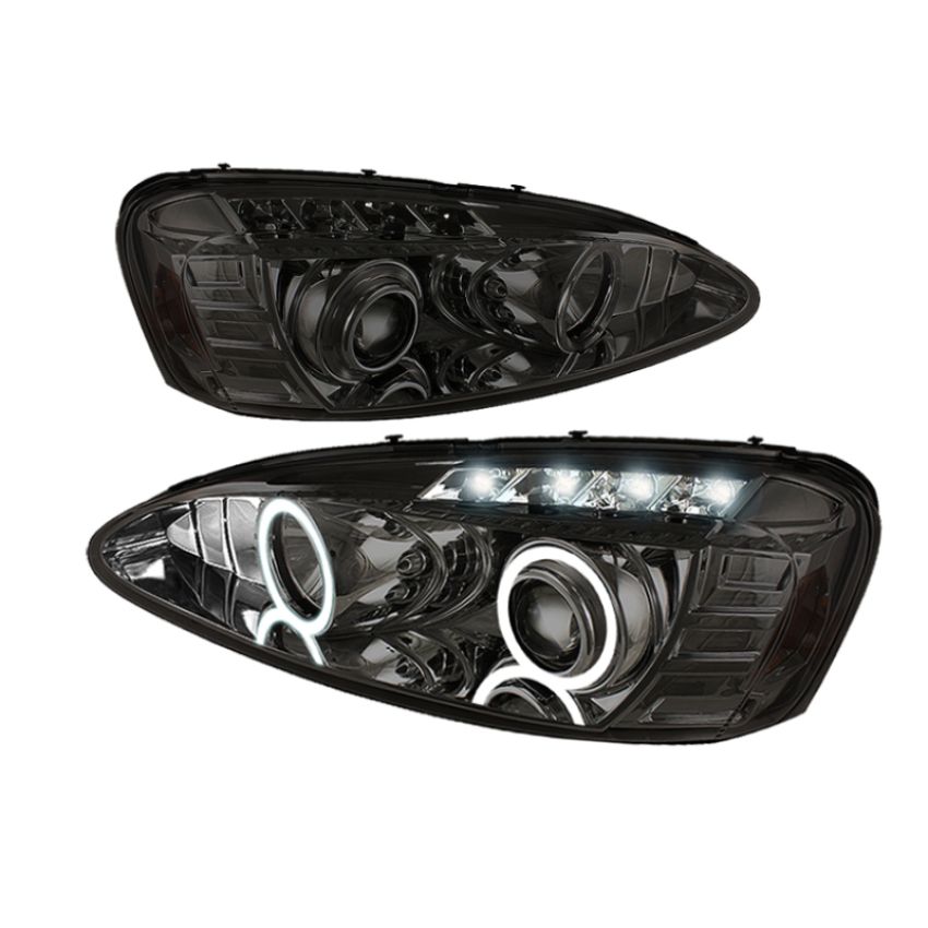 SPYDER 5011688 Projector Headlights - LED Halo - Smoke