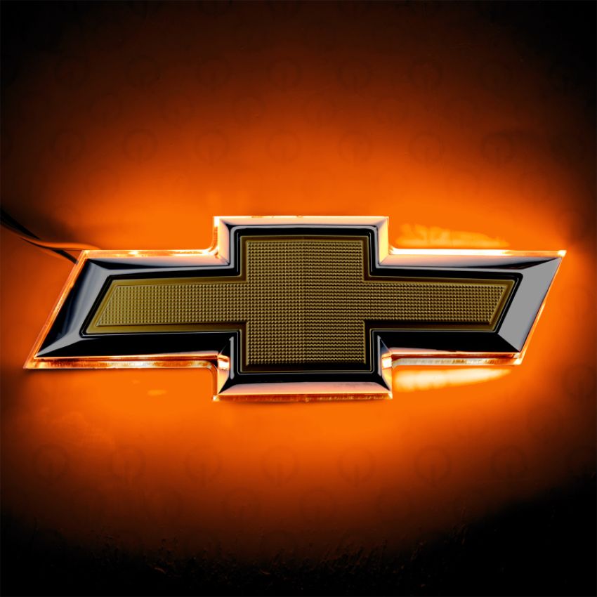 Oracle Lighting 3157-005 Amber Illuminated LED Rear Bowtie Emblem