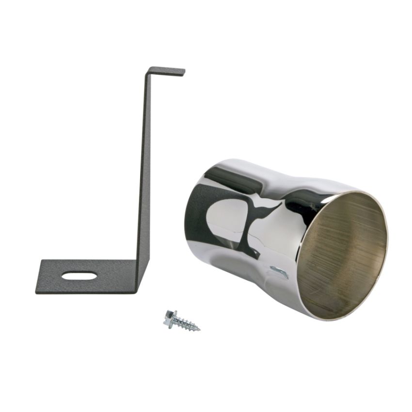 BBK Performance Parts 1558 1986-1988 MUSTANG COLD AIR INTAKE ADAPTER KIT (Powder Coated Chrome)