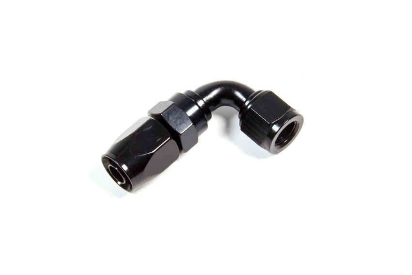 FRAGOLA FRG229005-BL Hose Fitting #6 90 Deg. to #8 Hose Black