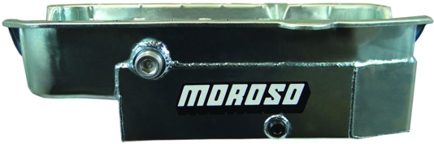 MOROSO MOR21326 SBC 8qt CT Oil Pan - RH Dipstick 80-85