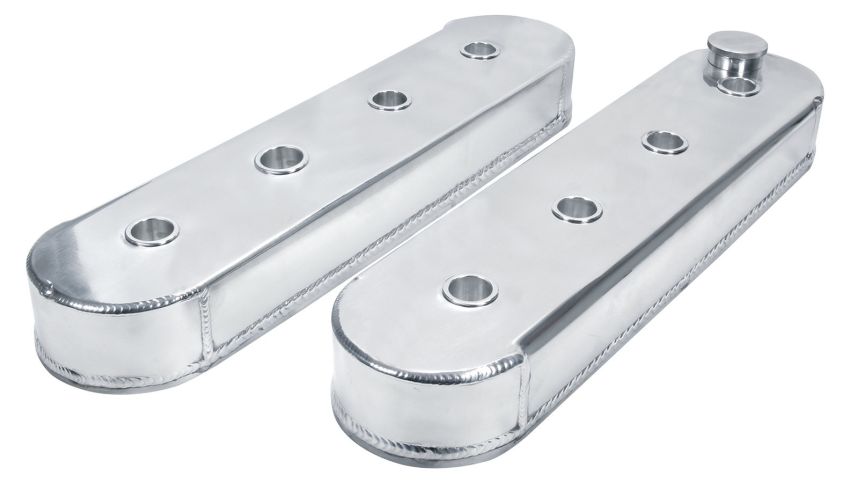 ALLSTAR PERFORMANCE ALL26210 Valve Covers LS Fab Aluminum w/o Coil Mount