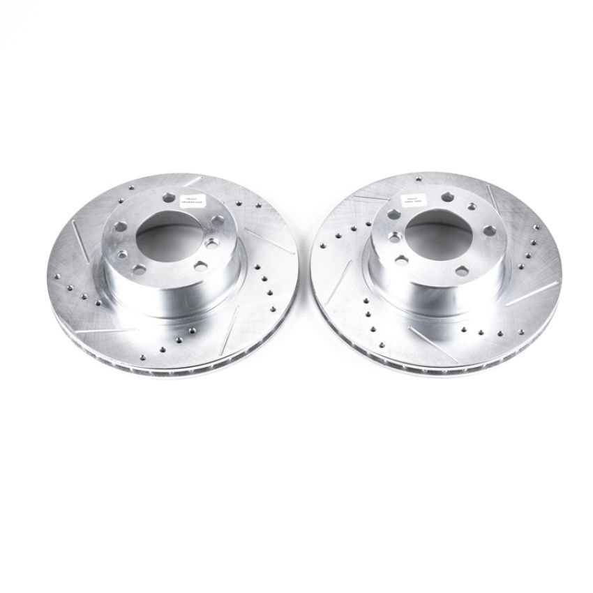 PowerStop EBR288XPR PowerStop Evolution Performance Drilled, Slotted & Plated Brake Rotor Pair