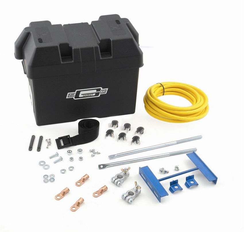MR. GASKET MRG6279 Trunk Mount Battery Kit