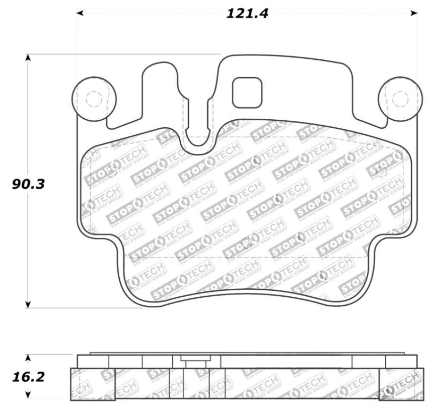 Stoptech 309.09930 Performance Brake Pads