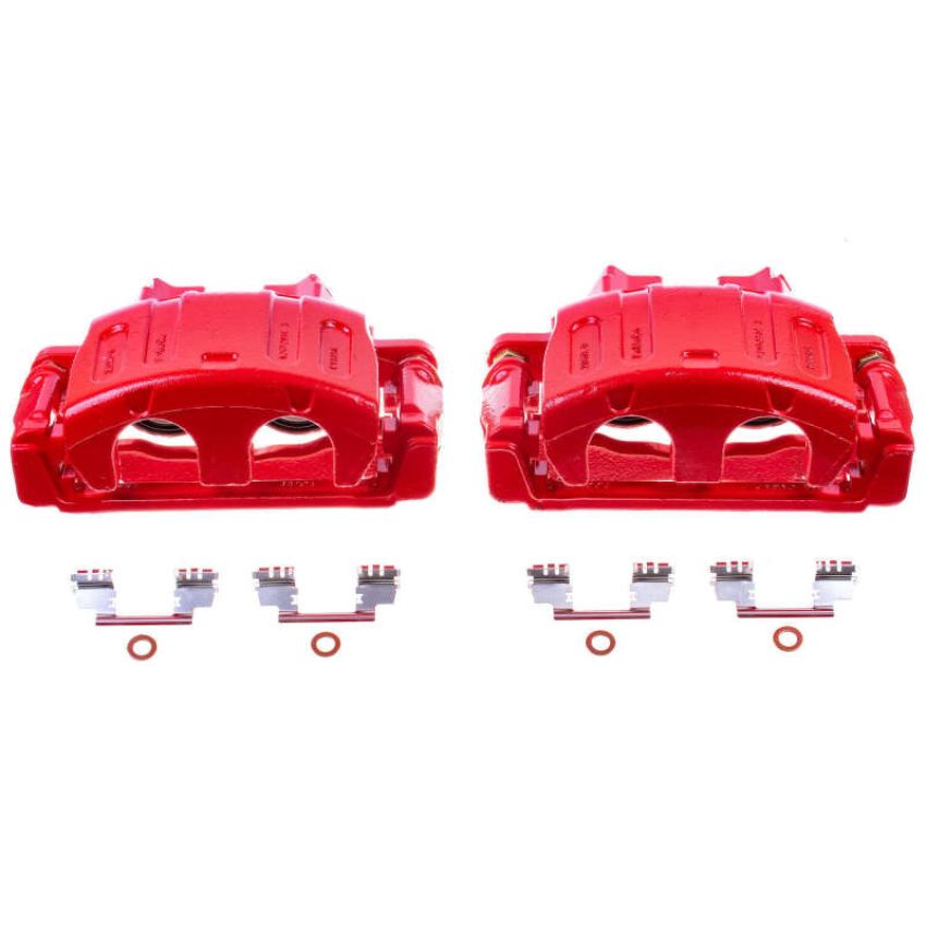 PowerStop S4922A Red Powder Coated Calipers