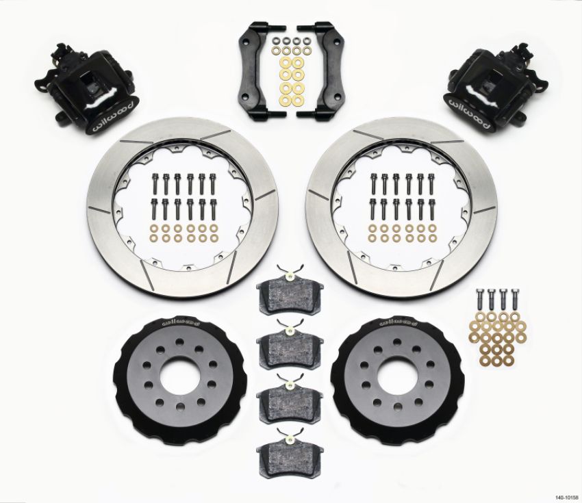 Wilwood 140-10158 Combination Parking Brake Rear Kit 12.88in Mustang 94-04