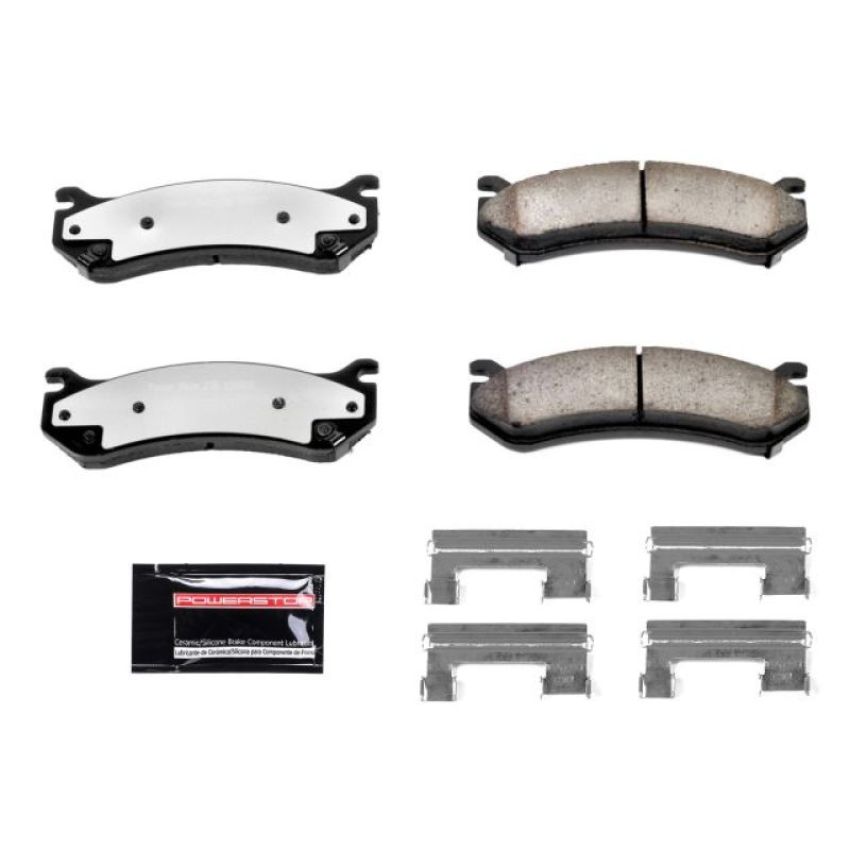 PowerStop Z36-785 PowerStop - Z36 Truck and SUV Carbon-Fiber Ceramic Brake Pads with Hardware Kit