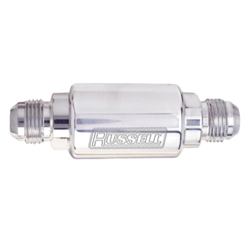 Russell 650200 Performance Polished Aluminum (3in Length 1-1/4in dia. -6 x 3/8in male NPT inlet/outlet)
