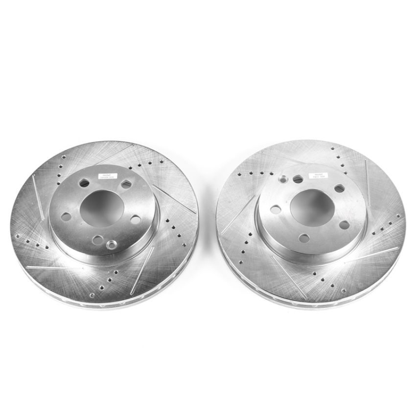 PowerStop EBR697XPR PowerStop Evolution Performance Drilled, Slotted & Plated Brake Rotor Pair
