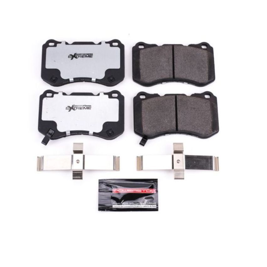 PowerStop Z26-1049 PowerStop - Z26 Performance Carbon-Fiber Ceramic Brake Pads with Hardware Kit