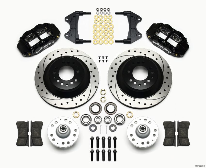 Wilwood 140-12276-D Narrow Superlite 6R Front Hub & 1PC Rtr Kit 12.88in Dril WWE ProSpindle