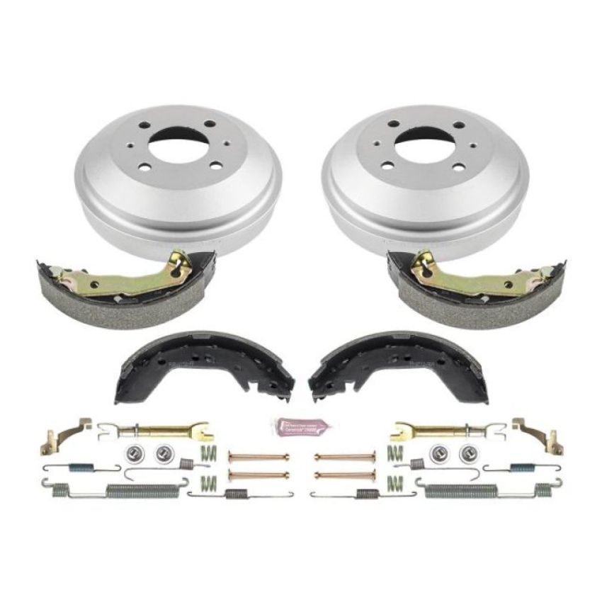 PowerStop KOE15361DK Power Stop 00-02 Hyundai Accent Rear Autospecialty Drum Kit