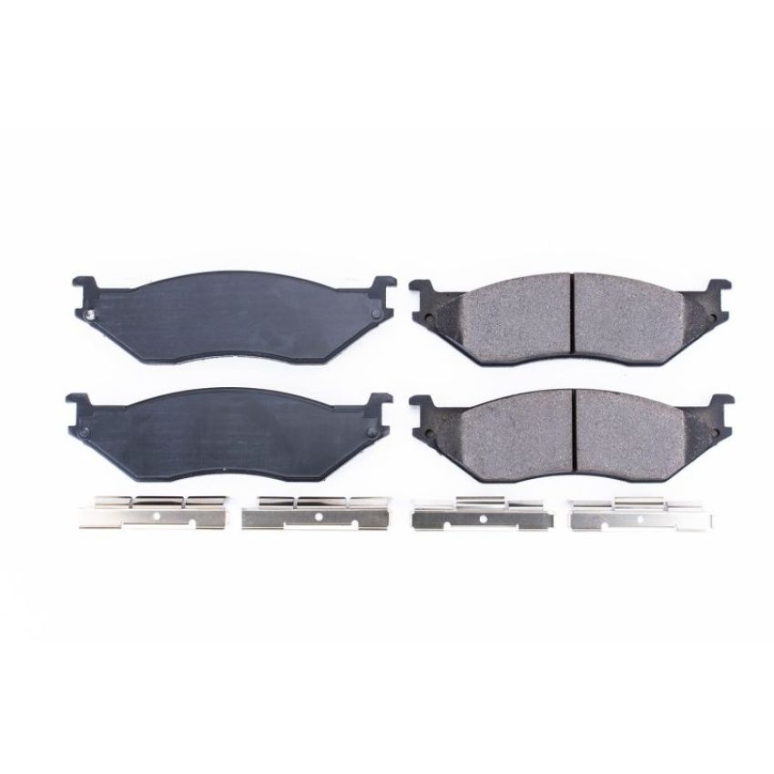 PowerStop 17-777 PowerStop - Z17 Low-Dust Ceramic Brake Pads with Hardware