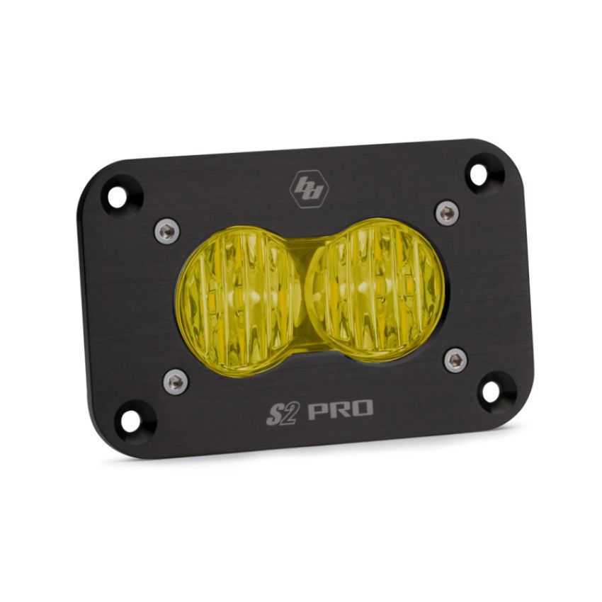 Baja Designs 481015 S2 Pro Black Flush Mount LED Auxiliary Light Pod