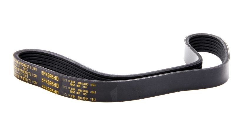 JONES RACING PRODUCTS JRP6PK-695HD Serpentine Belt 27.362 Long 6 Rib
