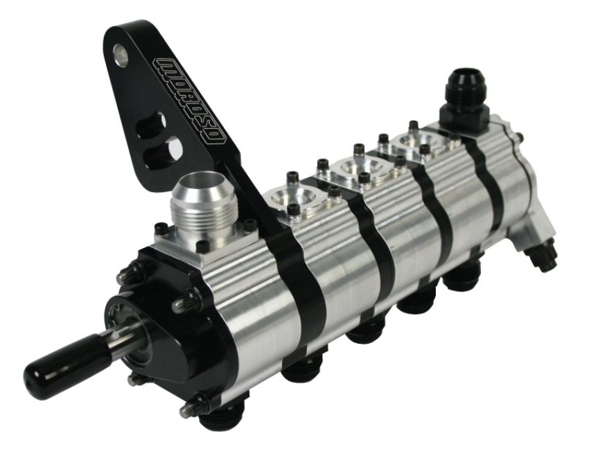 Moroso 22445 T3 Series Dragster 5 Stage Dry Sump Oil Pump - Tri-Lobe - Left Side - 1.200 Pressure