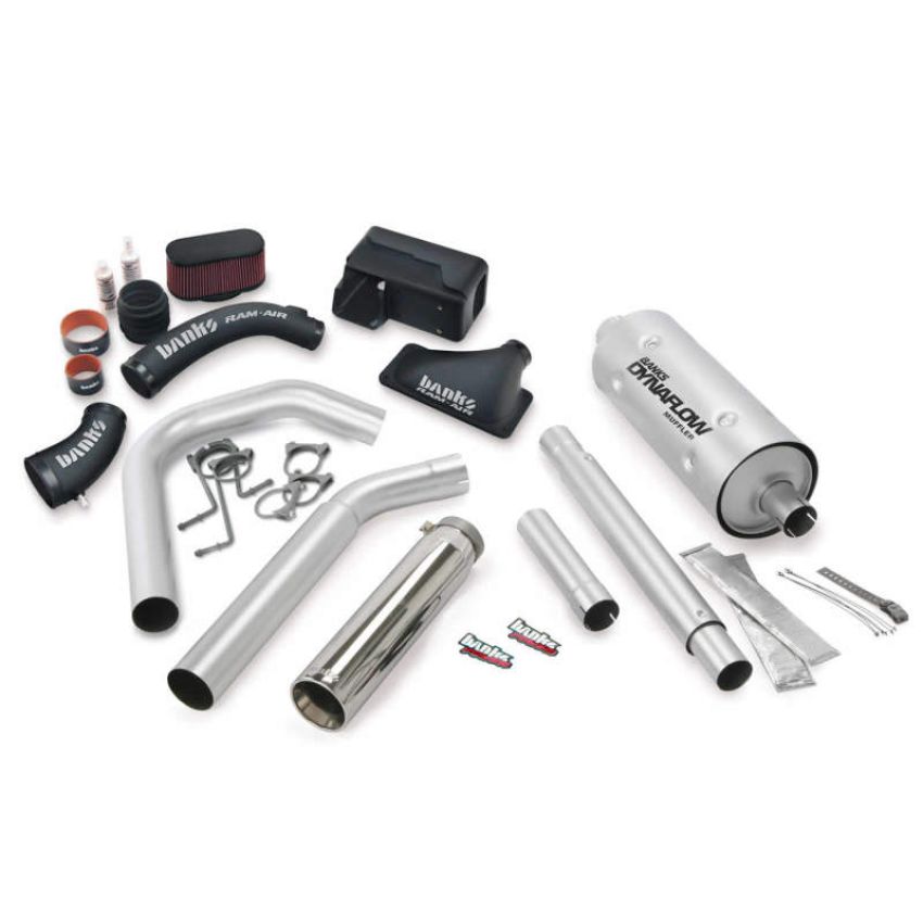 Banks Power 49201 16-17 Ford 6.8L MH-A Stinger Bundle - SS Single Exhaust Left Exit w/ Chrome Tip