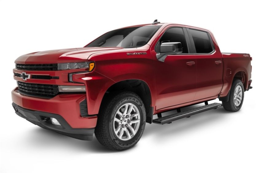 N-Fab GFC19CC-TX Growler Fleet 2019 Chevy/GMC 1500 Crew Cab - Cab Length - Tex. Black - 7in