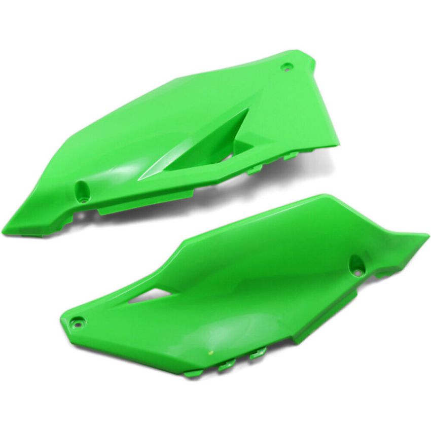 Cycra 1CYC-2770-72 21-23 Kawasaki KX450X Side Number Panels - OEM Green