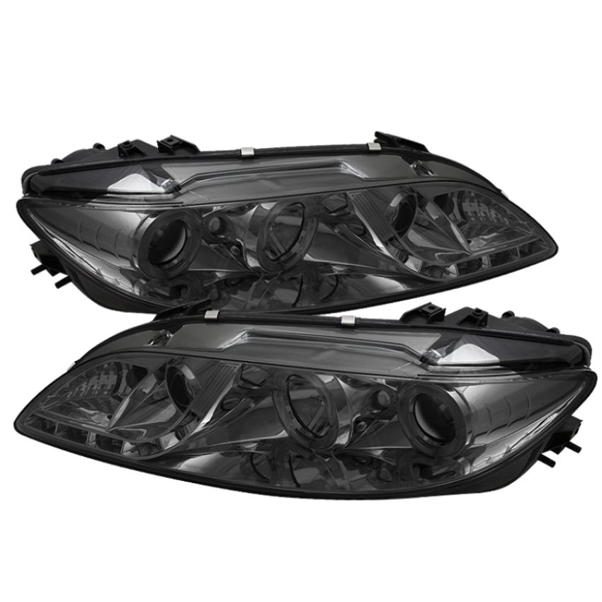 SPYDER 5042545 Projector Headlights - LED Halo - DRL - Smoke