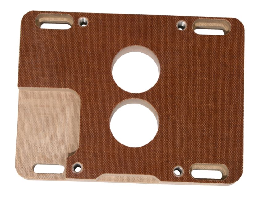 Moroso 64952 2BBL to 4BBL Holley Carburetor Adapter - 1in - Phenolic