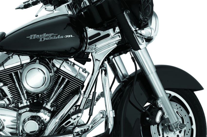 Kuryakyn 7866 Deluxe Neck Covers 95-07 Touring Models Chrome