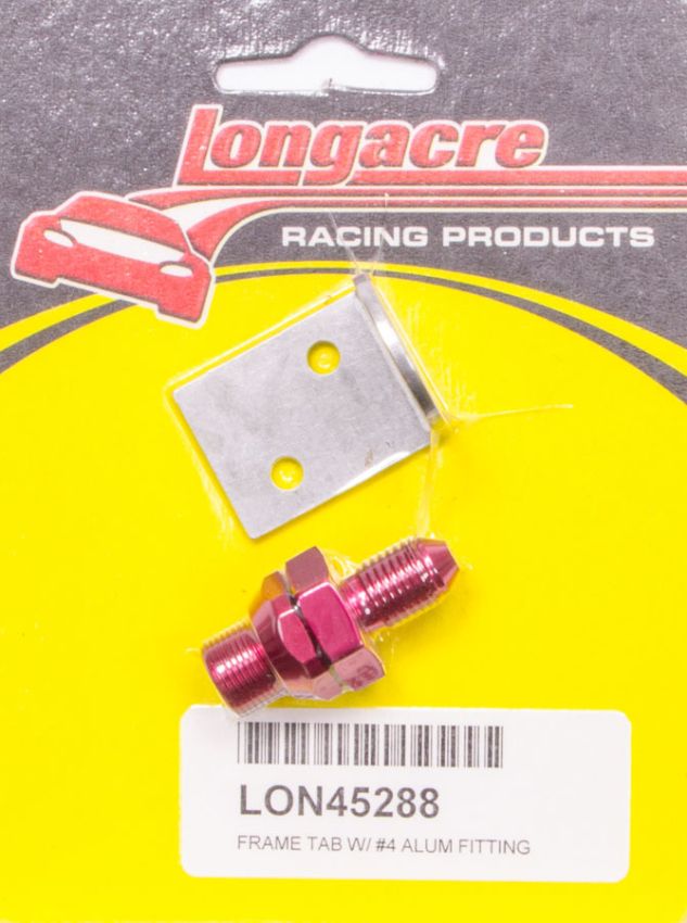 LONGACRE LON52-45288 Brake Fitting w/Tab #4-3/16in Bulkhead