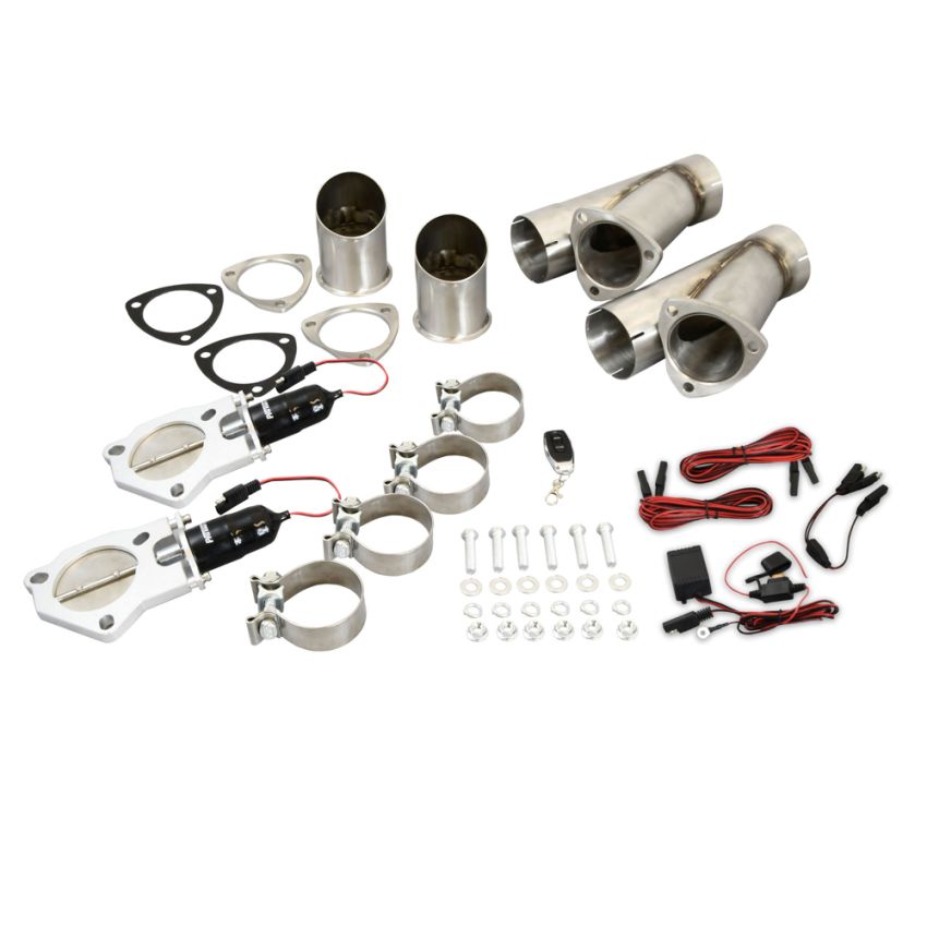PATRIOT EXHAUST PEPPEC300K 3.0 Electric Cutout Dual System w/Remote