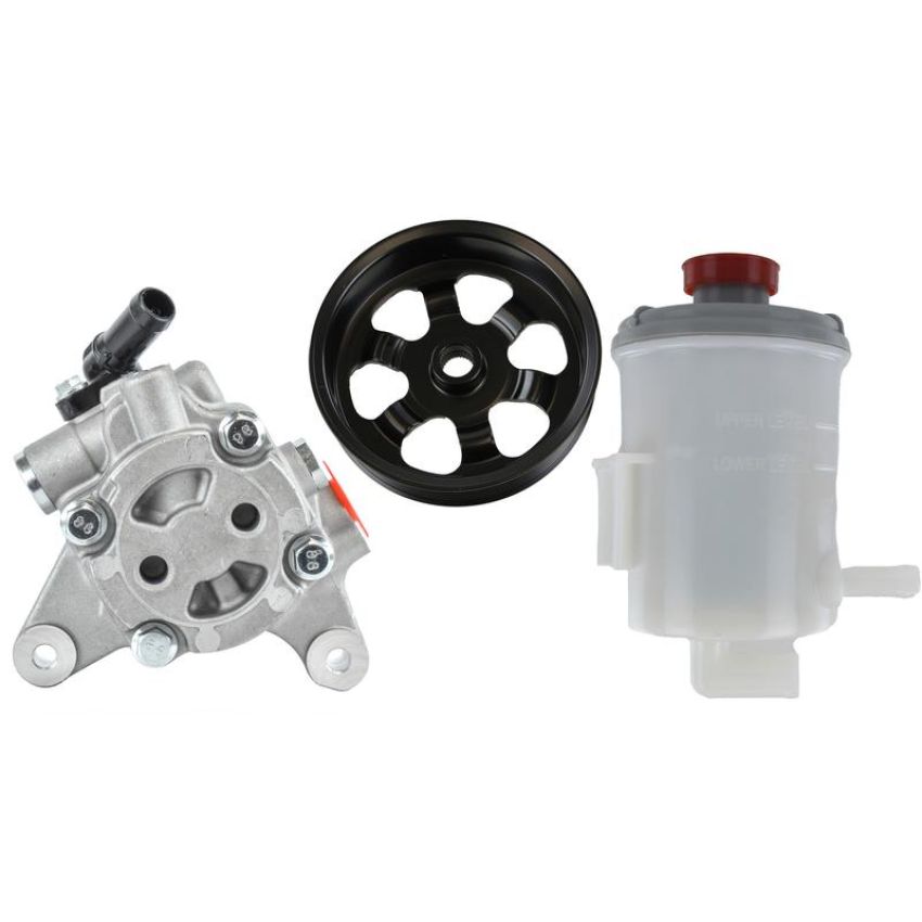 ATLANTIC AUTO ENTPRS 5689NKTB AAE New Hydraulic Power Steering Pump Kit, Includes Pulley, Return Pipe, Adapter