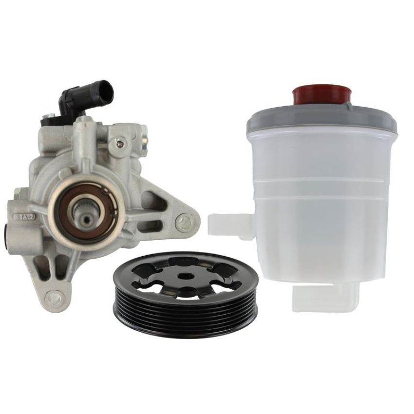 ATLANTIC AUTO ENTPRS 5707NKTC AAE New Hydraulic Power Steering Pump Kit, Includes Pulley, Return Pipe Adapter