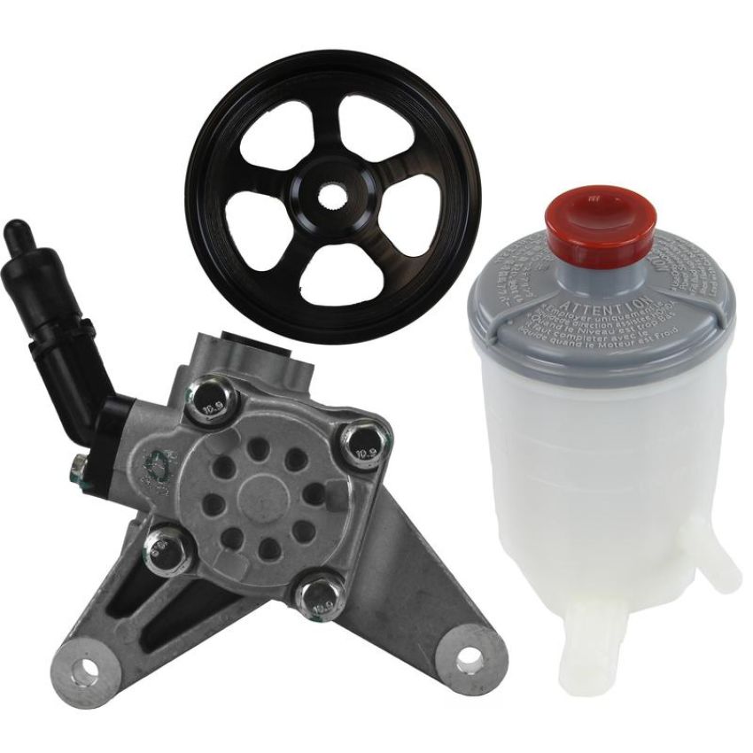 ATLANTIC AUTO ENTPRS 5760NKTB AAE New Hydraulic Power Steering Pump Kit, Includes Pulley, Return Pipe Adapter