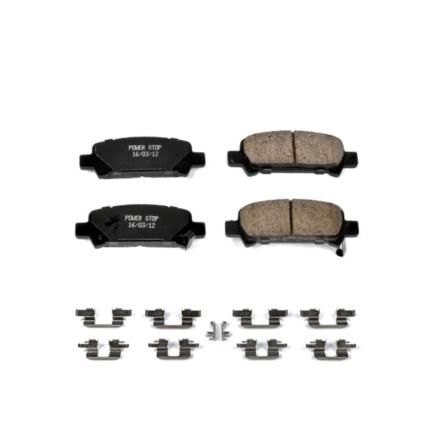 PowerStop 17-770 PowerStop - Z17 Low-Dust Ceramic Brake Pads with Hardware