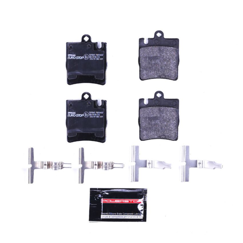 PowerStop ESP0845 EuroStop ECE-R90 Certified Brake Pad Set
