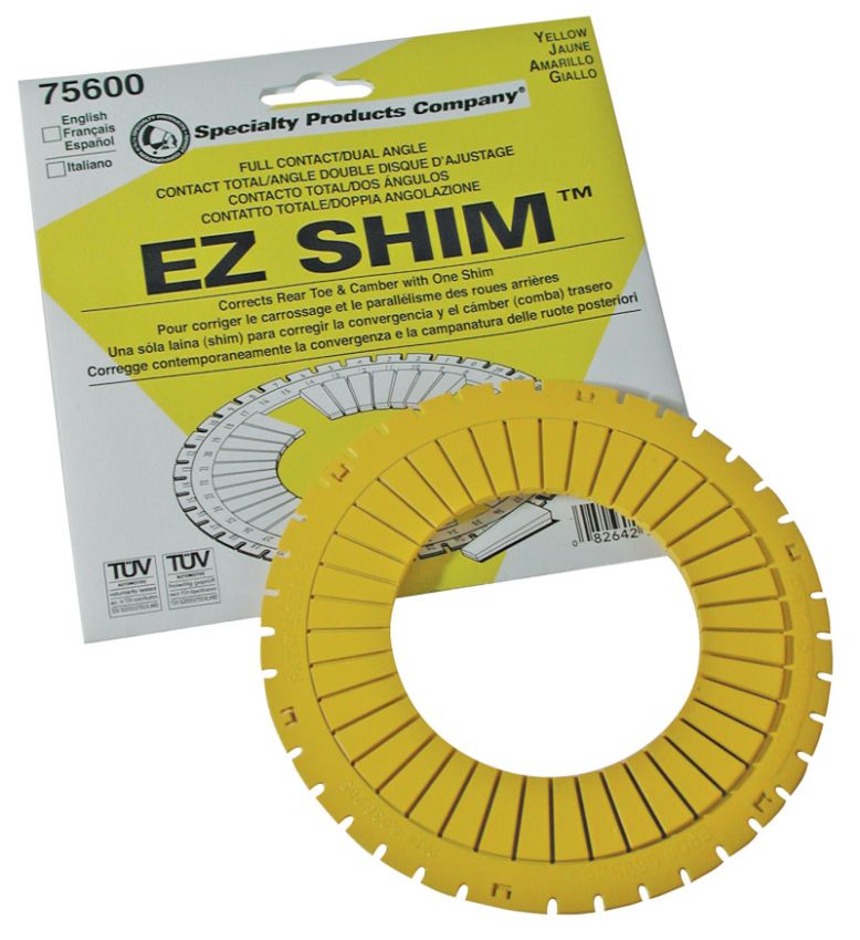 SPECIALTY PRODUCTS COMPANY 75600 DUAL ANGLE SHIM (YELLOW)