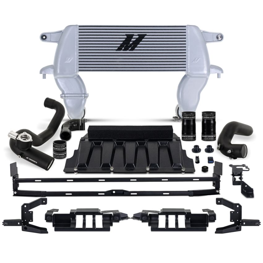 Mishimoto MMINT-BR23-21HKSLBK 21+ Bronco 2.3L High Mount INT Kit SL Core BK Pipes