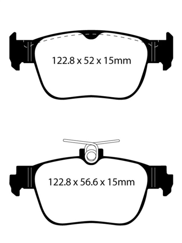 EBC Brakes DP42440R Yellowstuff Street And Track Brake Pads