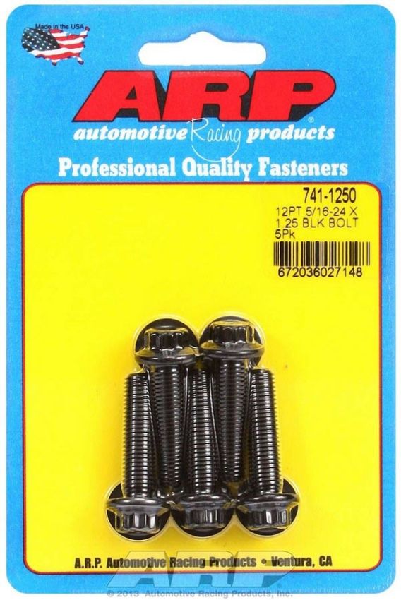 ARP ARP741-1250 Bolt Kit - 12pt. (5) 5/16-24 x 1.250