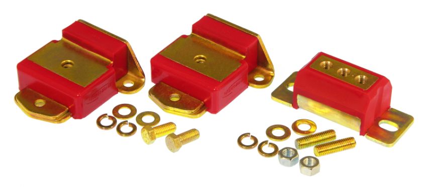 Prothane 7-1907 GM Motor & Trans Mount Kit - Red