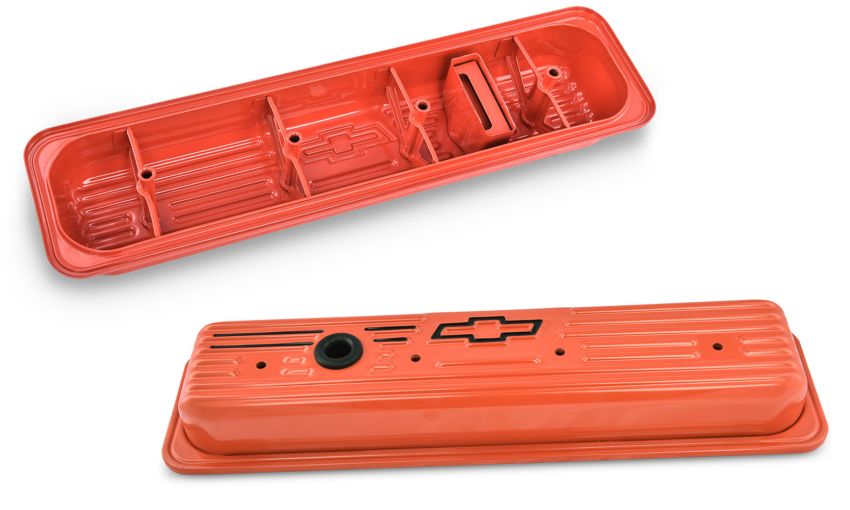 PROFORM PFM141-918 SBC Center Bolt Valve Covers Orange