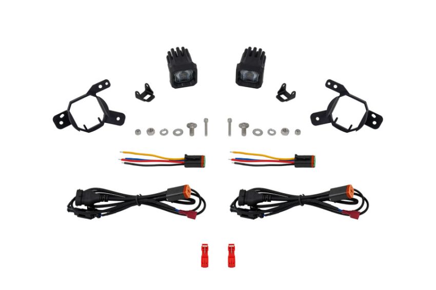 Diode Dynamics DD8038 LED SSC1 Type G3M Fog Light Bracket Kit - White