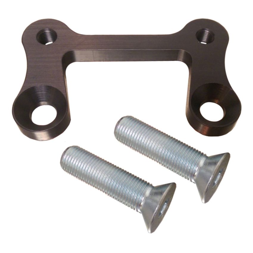 TRIPLE X RACE COMPONENTS TXRSC-FE-0010-BLK Front Brake Mount 10-1/8 Rotor Black With Bolts
