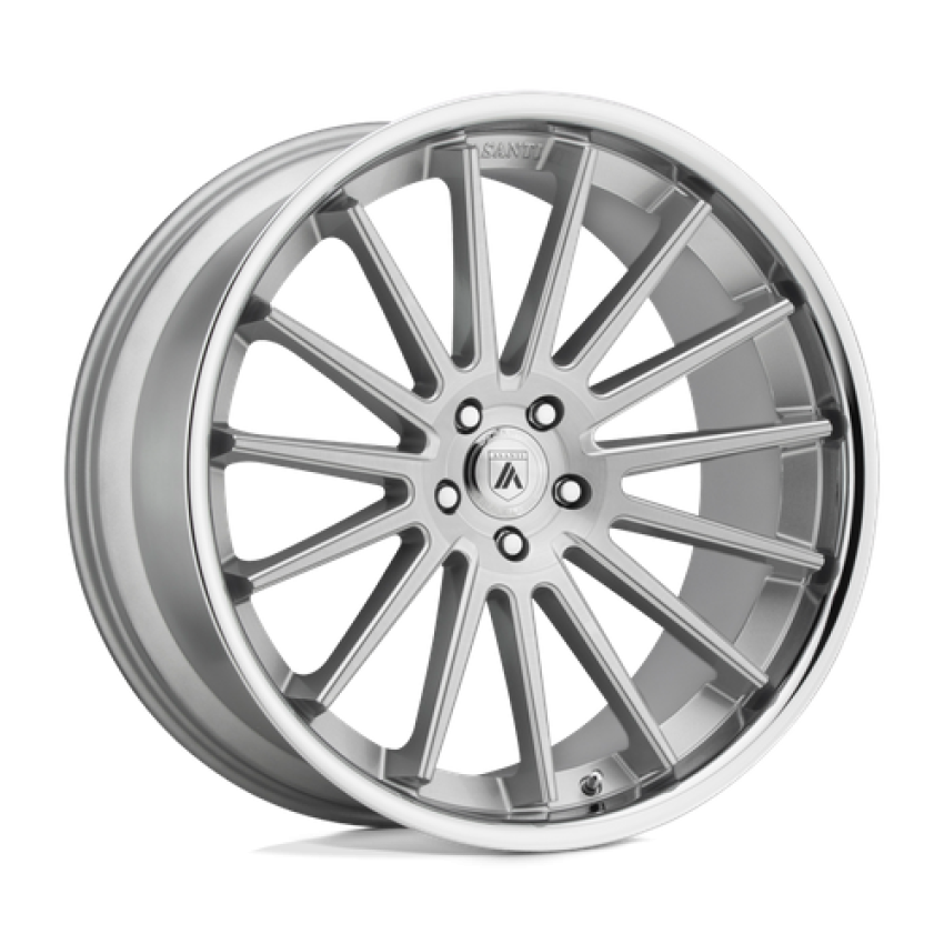 ABL24 20X10.5 5X120 BRUSH SLV CHR LIP 38