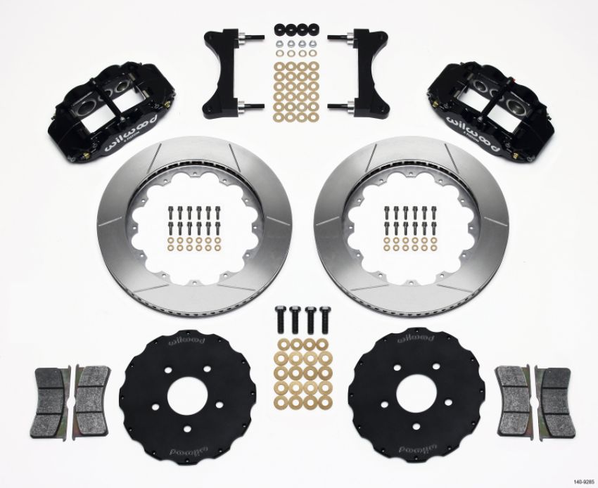 Wilwood 140-9285 Narrow Superlite 6R Front Hat Kit 14.00in Mitsubishi EVO VIII