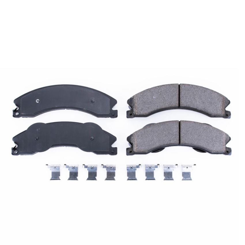 PowerStop 17-1411 PowerStop - Z17 Low-Dust Ceramic Brake Pads with Hardware