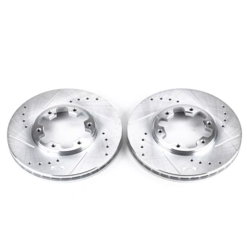PowerStop JBR756XPR PowerStop Evolution Performance Drilled, Slotted & Plated Brake Rotor Pair