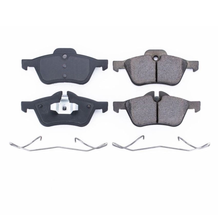PowerStop 17-939 PowerStop - Z17 Low-Dust Ceramic Brake Pads with Hardware