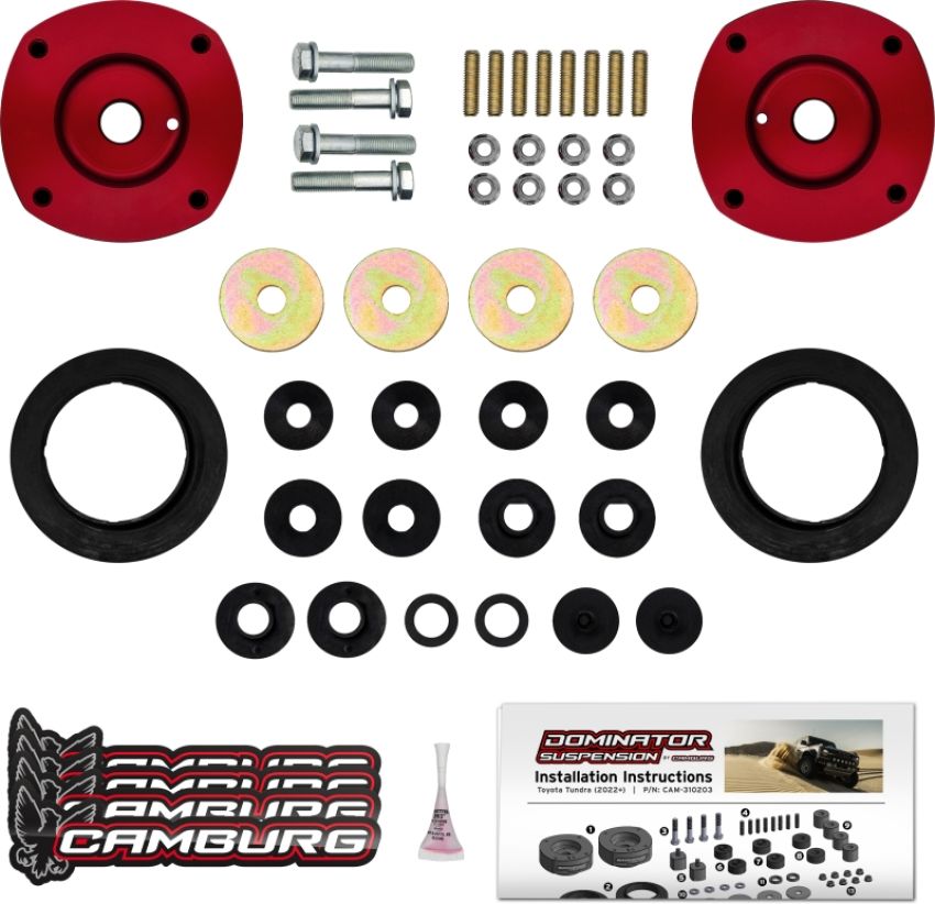 Camburg CAM-310203 22-24 Toyota Tundra 2wd /4wd Dominator Preload Spacer Kit