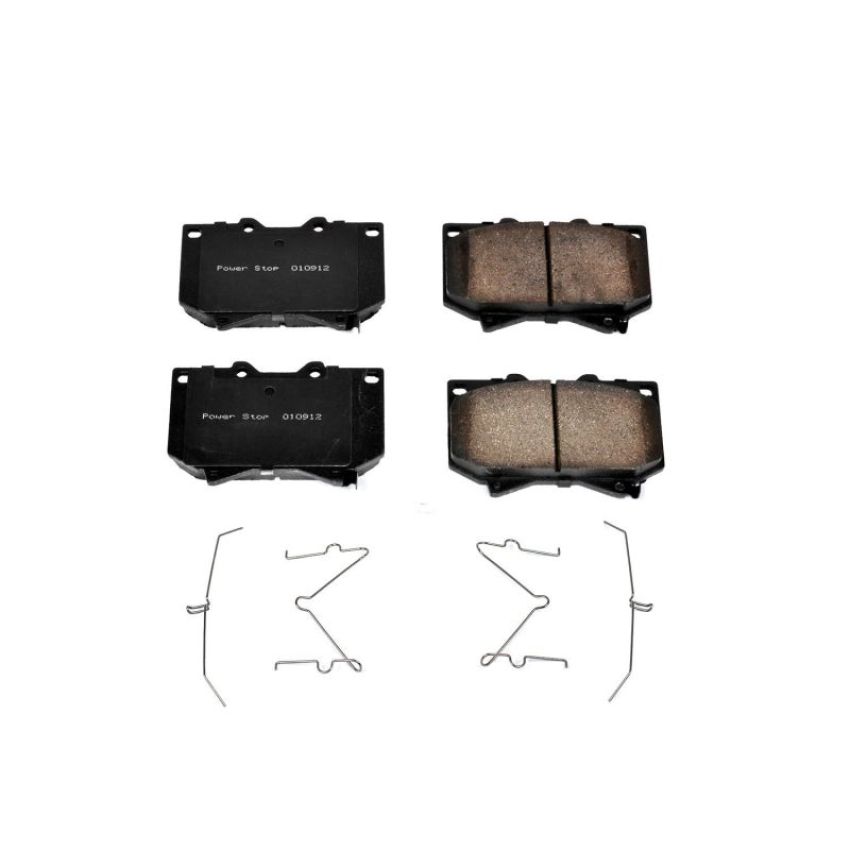 PowerStop 17-812 PowerStop - Z17 Low-Dust Ceramic Brake Pads with Hardware