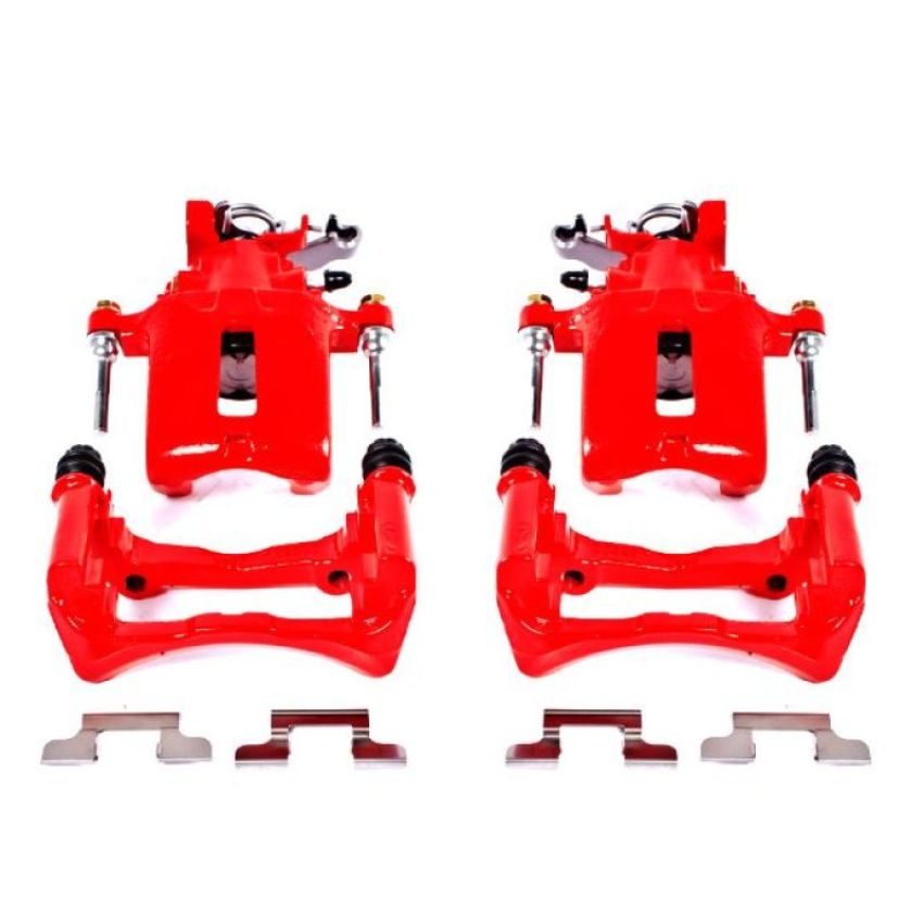 PowerStop S4926 Red Powder Coated Calipers